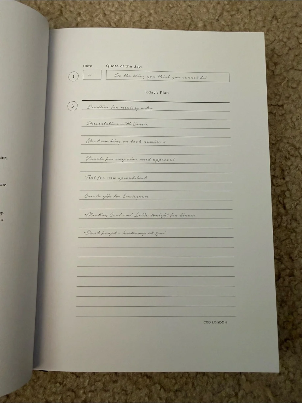 CREATE your FUTURE Hardcover Planner - White